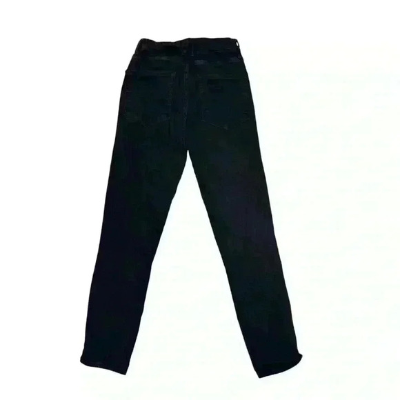 Good American Good Waist Crop Black Jeans Size 26 - Picture 5 of 9